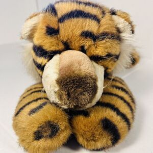 Peeper Pals Stuffed Plush Tiger Toy You're Gr-r-reat‎ Great Red Felt Heart Tony
